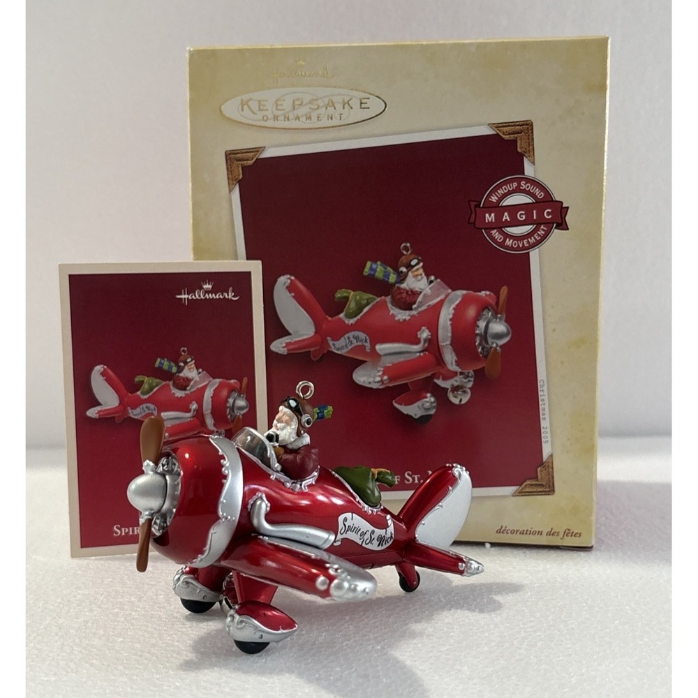 Hallmark Magic 2005 Spirit Of St Nick Christmas Ornament Sound‎ & Movement